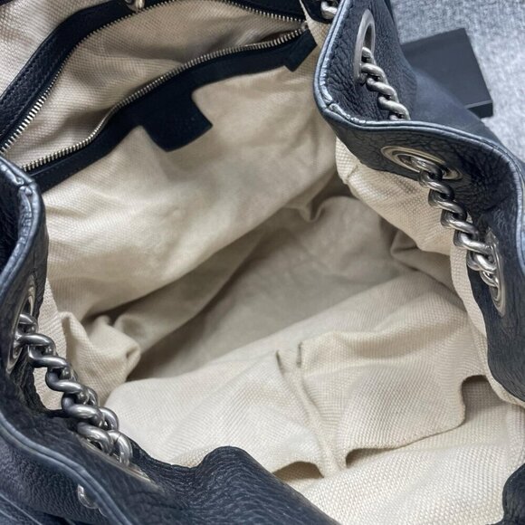 Gucci GG Soho on Chain Medium Shoulder Black Bag 660-82024 - Picture 14 of 16